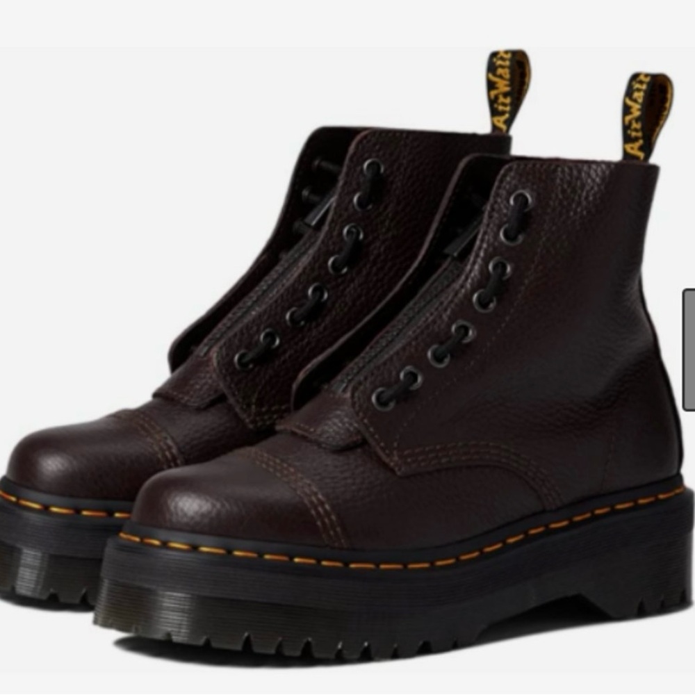 **Like New**Black**Worn once but to big** Dr. Martens Sinclair Platform Bootie
